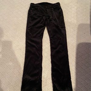 Velvet Black Jeans Boot Cut